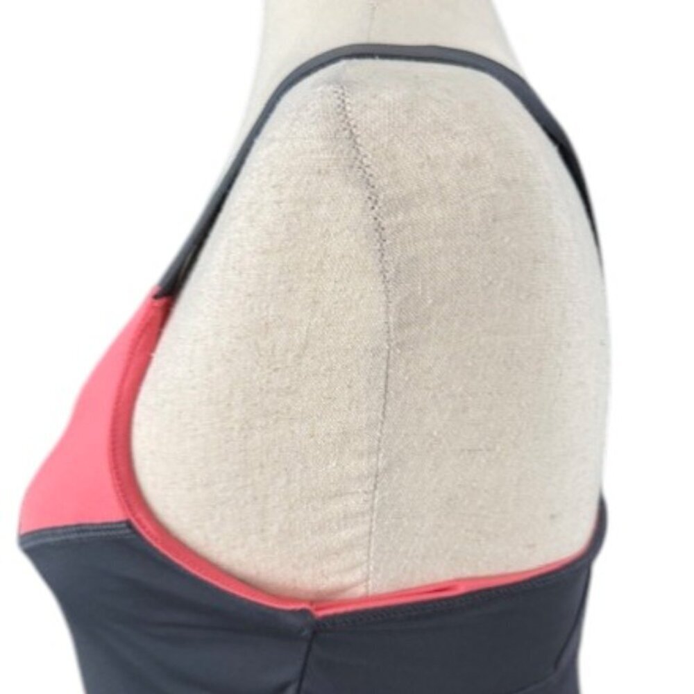 Impact by Jillian Michaels Womens Grey Pink Tank Top Built in Sport Bra Lrg NWOT - Picture 7 of 15